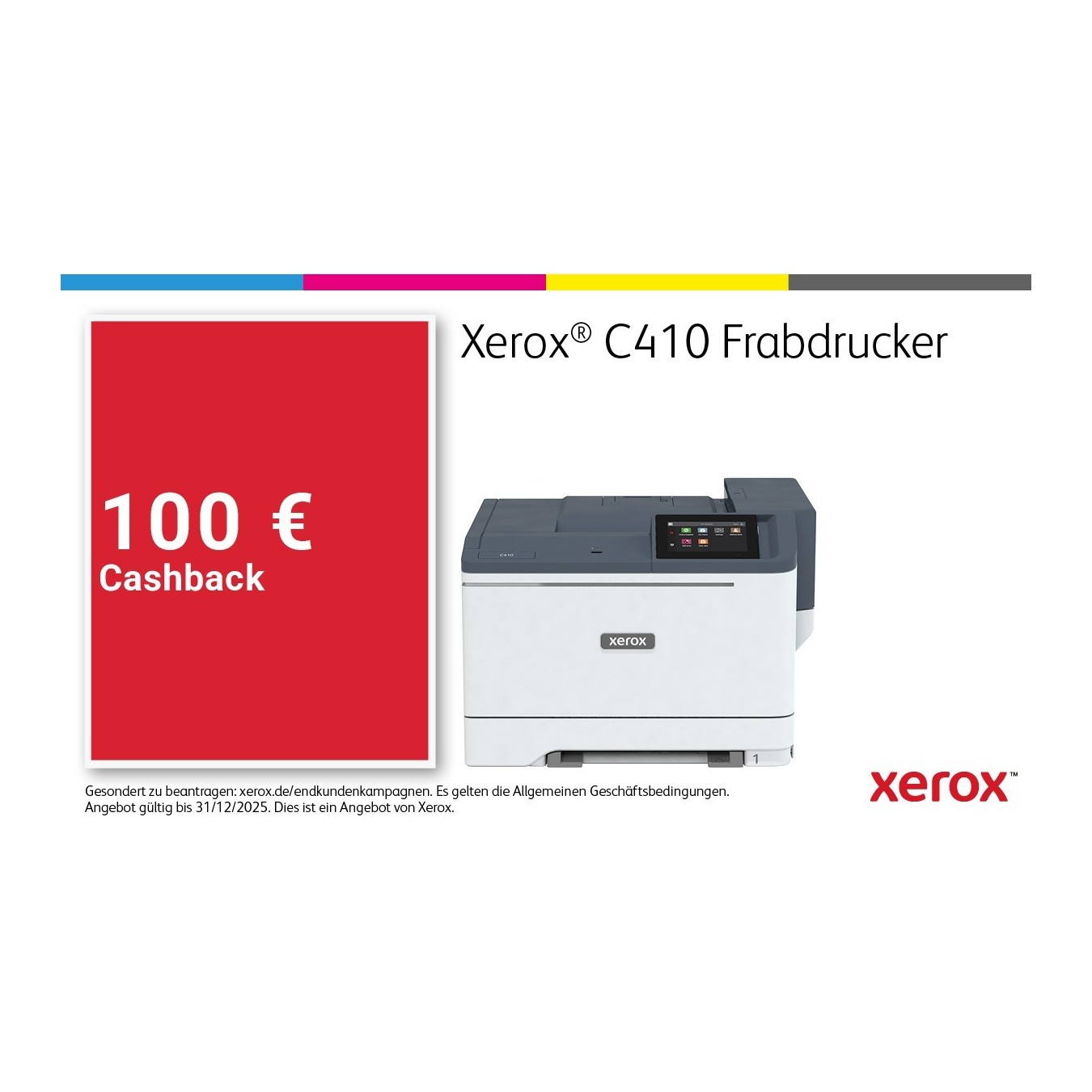 Xerox C410 Color Laser Printer A4 40 ppm LAN Duplex - C410 - Color, A4, Ethernet, Duplex — Buy in Cyprus with Fast Delivery
