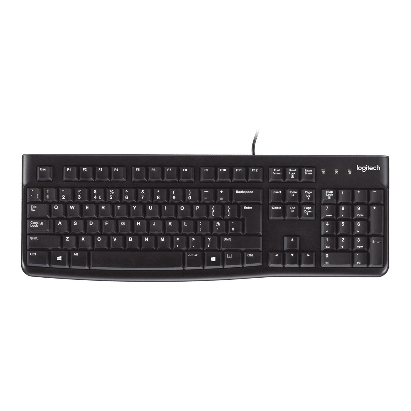 Logitech KEYBOARD K120 - K120 - Full-Size, USB Wired Keyboard — Buy in Cyprus with Fast Delivery