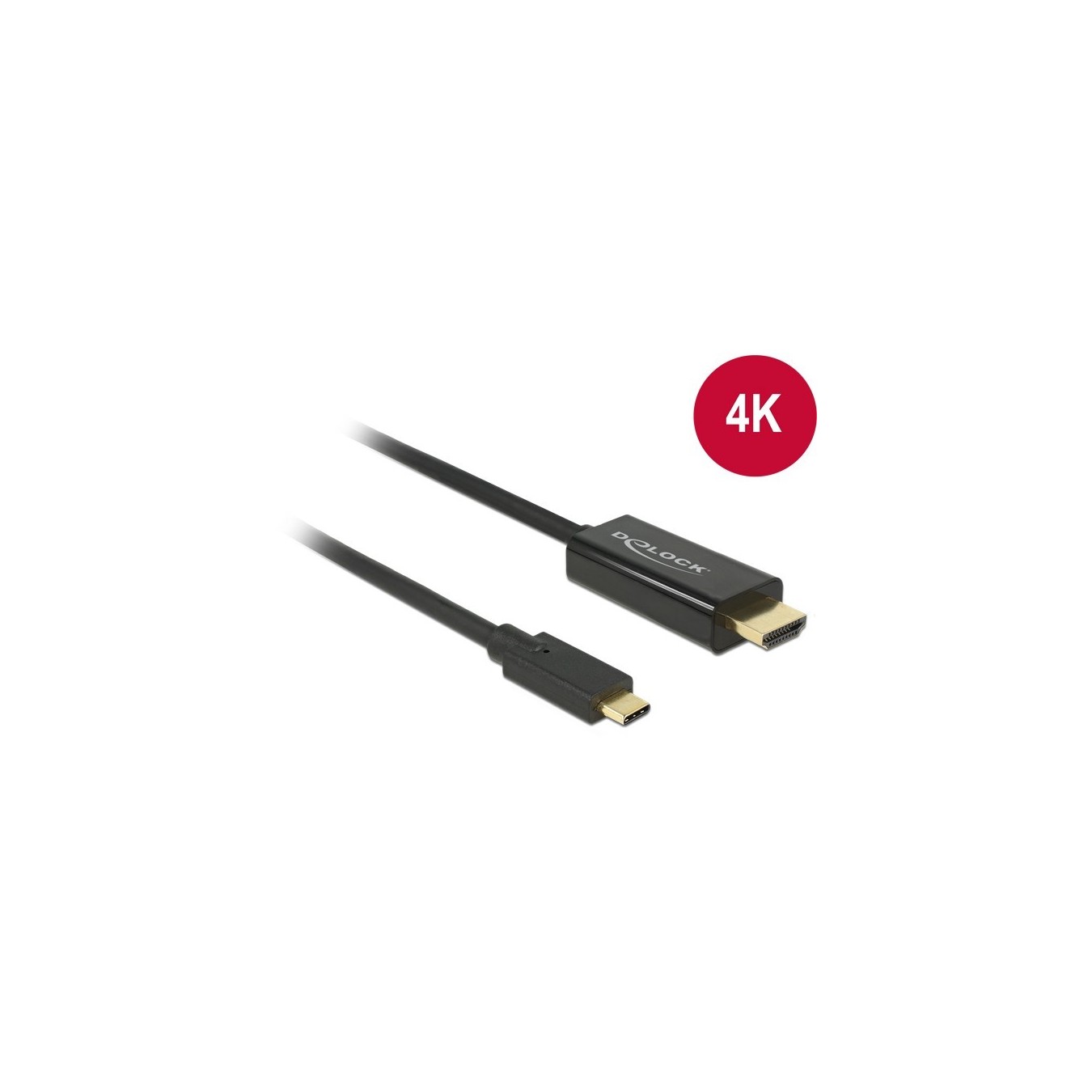 HDMI to USB-C Adapter Cable - ST-ST - 1m, 4K 30Hz, Black — Buy in Cyprus with Fast Delivery