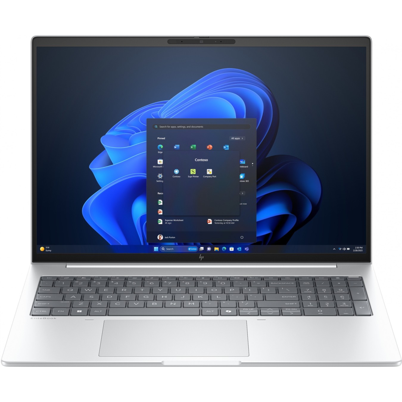 HP EliteBook 8 G1i - Intel Core Ultra 5 225U - 16GB RAM, 512GB SSD, Windows 11 Pro, 16-inch WUXGA