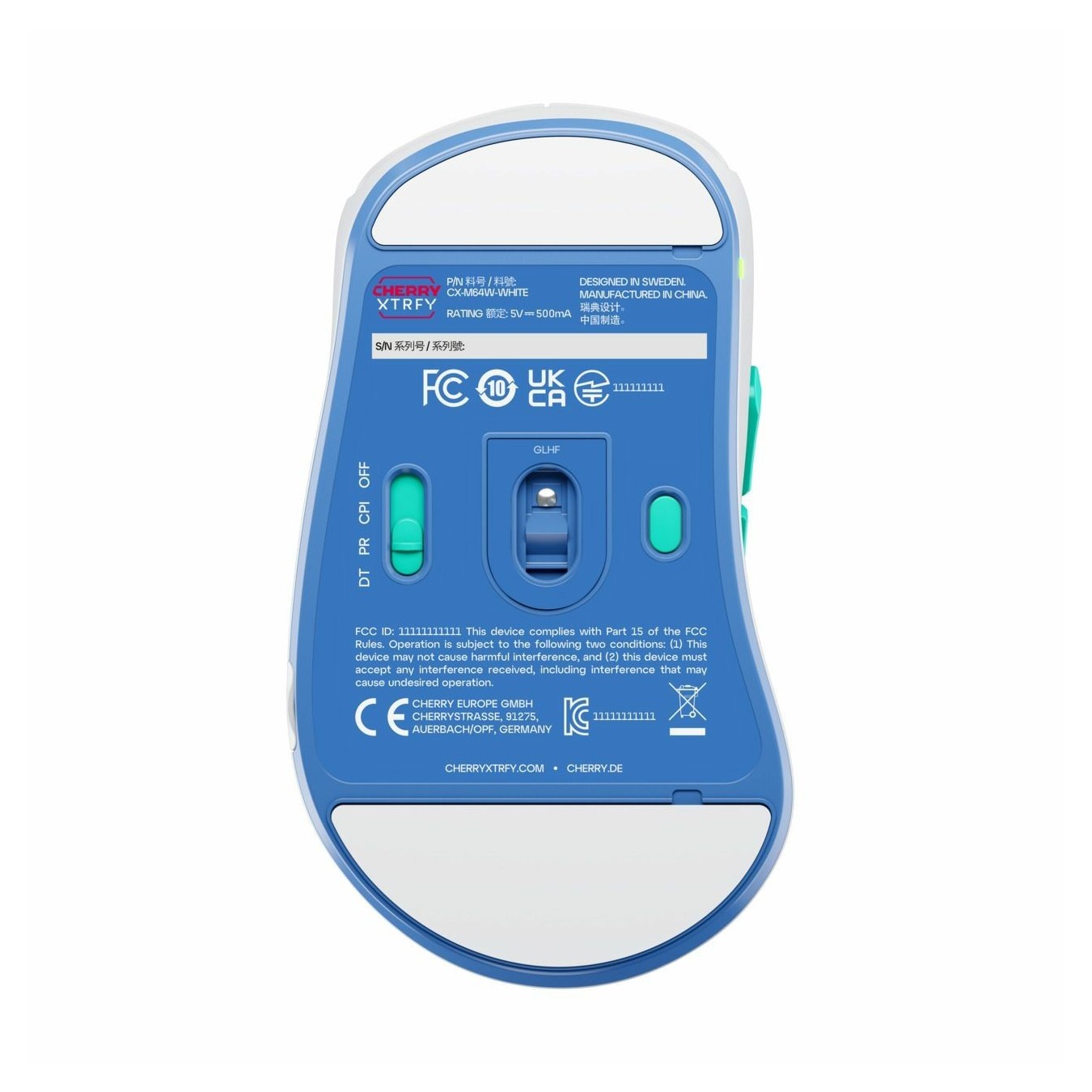 CHERRY XTRFY M64 Wireless - M64 - White wireless gaming mouse — Buy in Cyprus with Fast Delivery