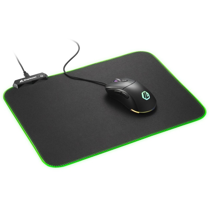 Buy Sharkoon Mouse Pad with RGB Lighting - 360x270x3mm in Cyprus, Nicosia, Limassol, Larnaka, Pafos