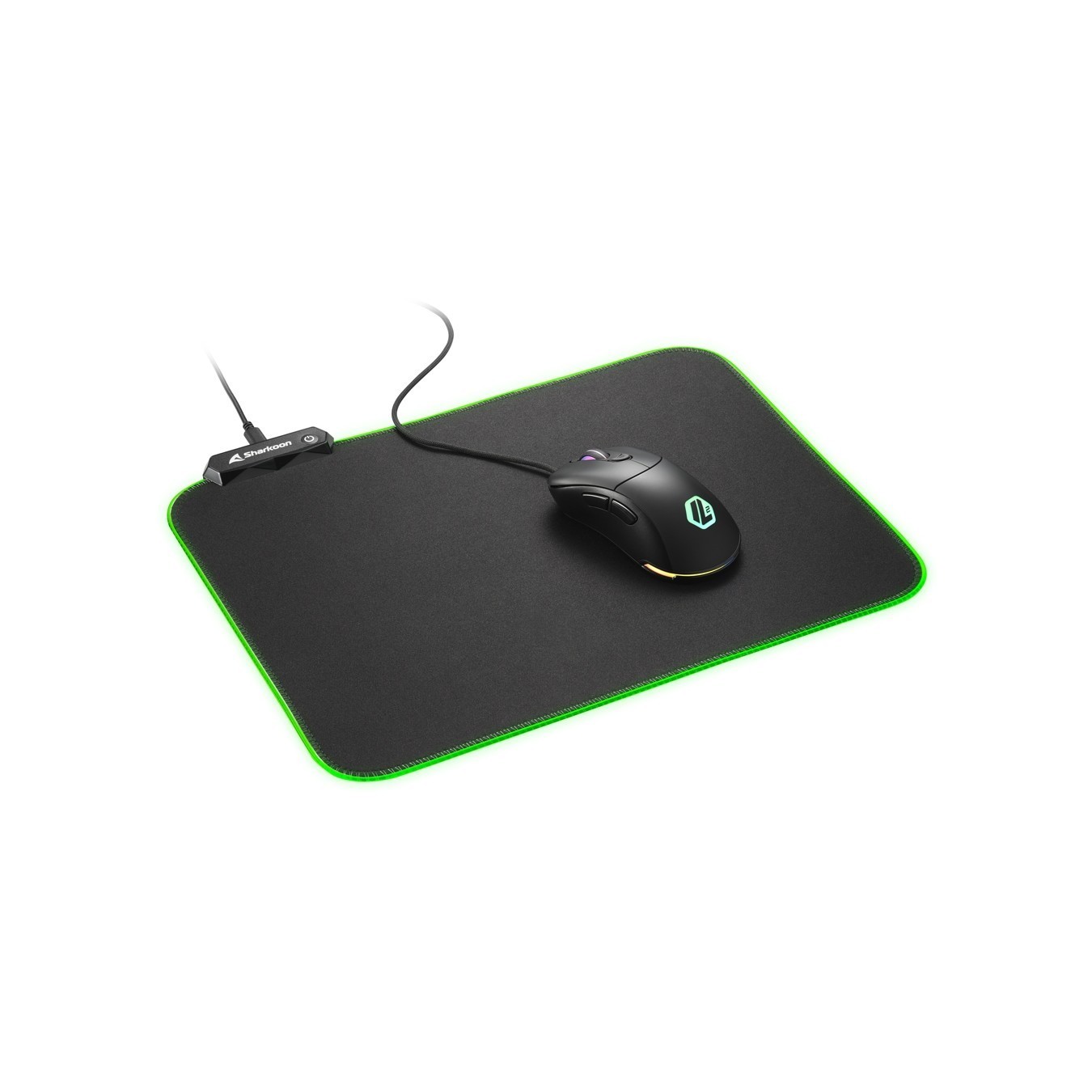 Sharkoon Mouse Pad with RGB Lighting - 360x270x3mm — Buy in Cyprus with Fast Delivery