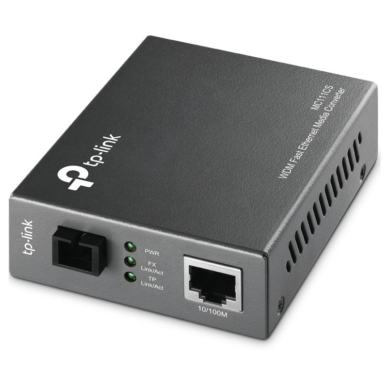 Buy TP-Link Media Converter RJ45 to 100Base-FX SC - MC111CS - Unmanaged in Cyprus, Nicosia, Limassol, Larnaka, Pafos