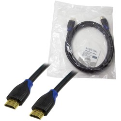 Buy Logilink HDMI Cable Ethernet High Speed 4K2K 60Hz - 2 m, Black in Cyprus, Nicosia, Limassol, Larnaka, Pafos
