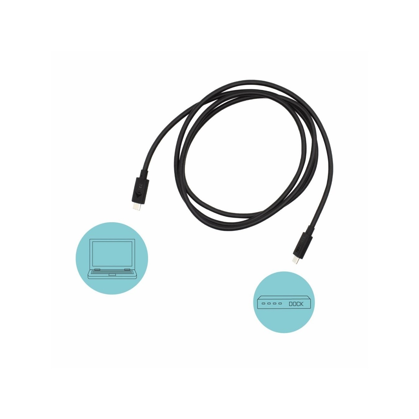 D I-TEC THUNDERBOLT 3 CABLE 1.5M - USB-C, Thunderbolt 3, 1.5 m — Buy in Cyprus with Fast Delivery