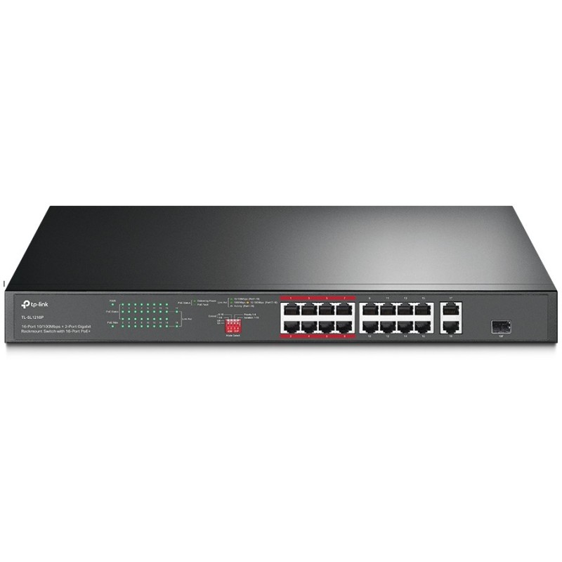 Buy TP-Link 16-Port Gigabit PoE Switch TL-SL1218P - 16x Gigabit PoE Ports, 131-2... in Cyprus, Nicosia, Limassol, Larnaka, Pafos