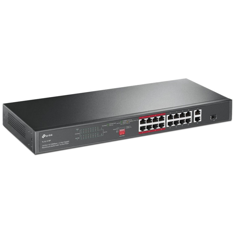 Buy TP-Link 16-Port Gigabit PoE Switch TL-SL1218P - 16x Gigabit PoE Ports, 131-2... in Cyprus, Nicosia, Limassol, Larnaka, Pafos