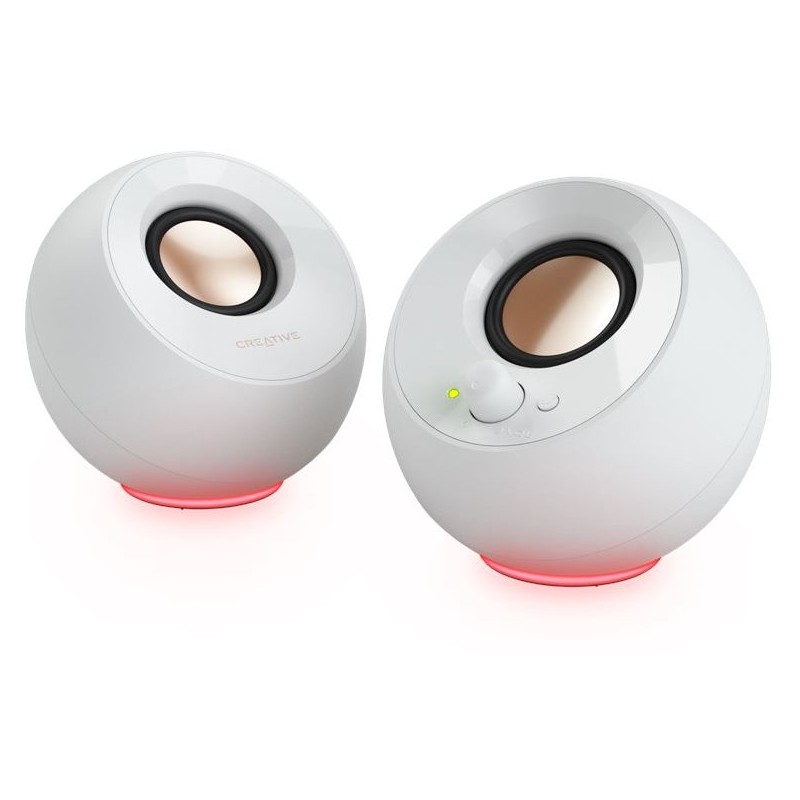 Buy Creative Pebble SE RGB Stereo - Pebble SE RGB - White, RGB lighting in Cyprus, Nicosia, Limassol, Larnaka, Pafos