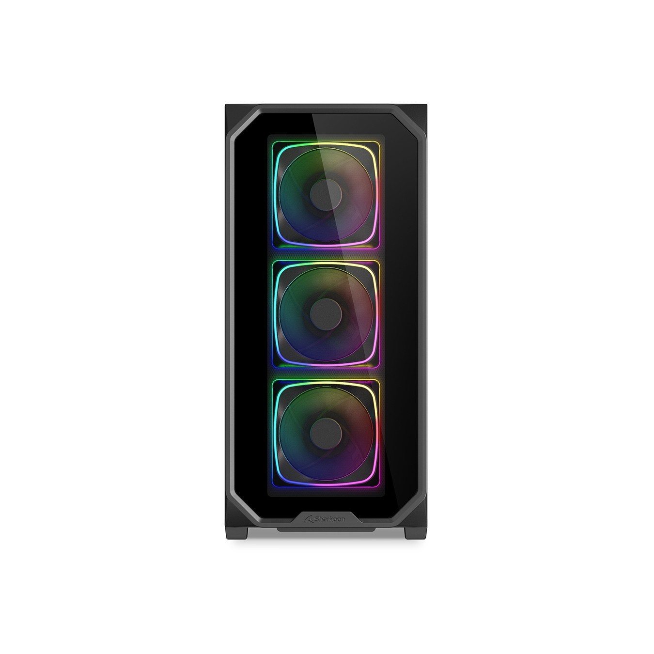 Sharkoon AK5G RGB ATX Case - AK5G - Black, Glass Panel — Buy in Cyprus with Fast Delivery