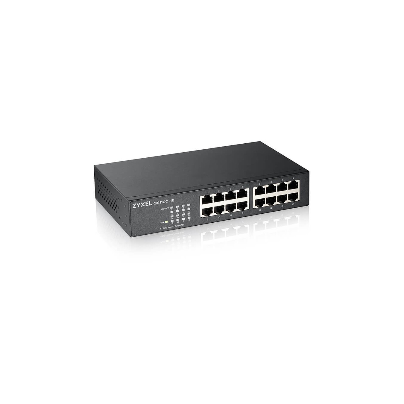 16P Zyxel GS1100-16 V3 RM - GS1100-16 V3 RM - 16-port Gigabit rack-mount switch — Buy in Cyprus with Fast Delivery