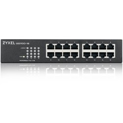 Buy 16P Zyxel GS1100-16 V3 RM - GS1100-16 V3 RM - 16-port Gigabit rack-mount switch in Cyprus, Nicosia, Limassol, Larnaka, Pafos