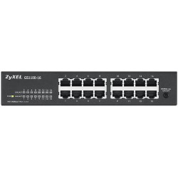 Buy 16P Zyxel GS1100-16 V3 RM - GS1100-16 V3 RM - 16-port Gigabit rack-mount switch in Cyprus, Nicosia, Limassol, Larnaka, Pafos