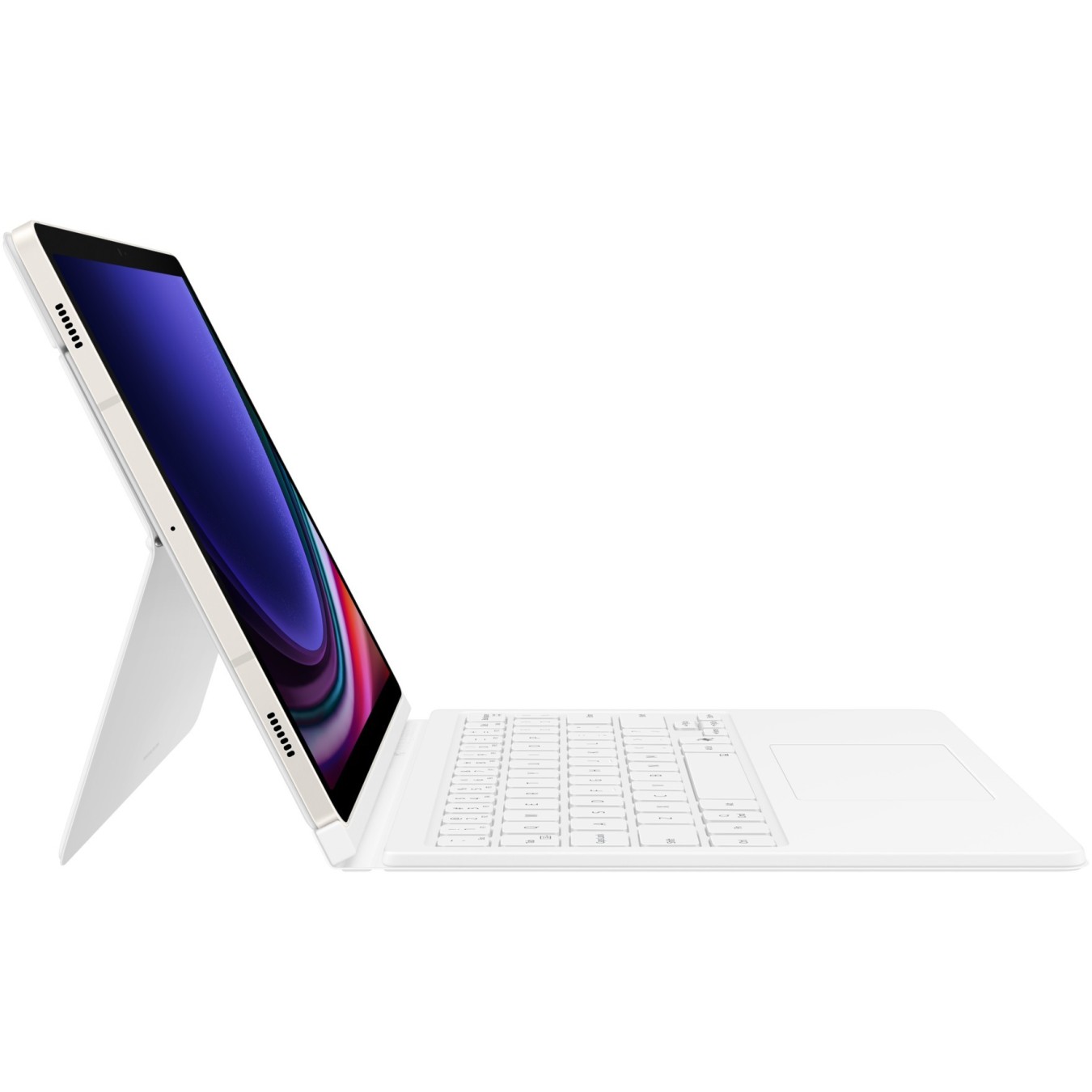 Samsung Book Cover Keyboard for Galaxy Tab S9 FE - White — Buy in Cyprus with Fast Delivery