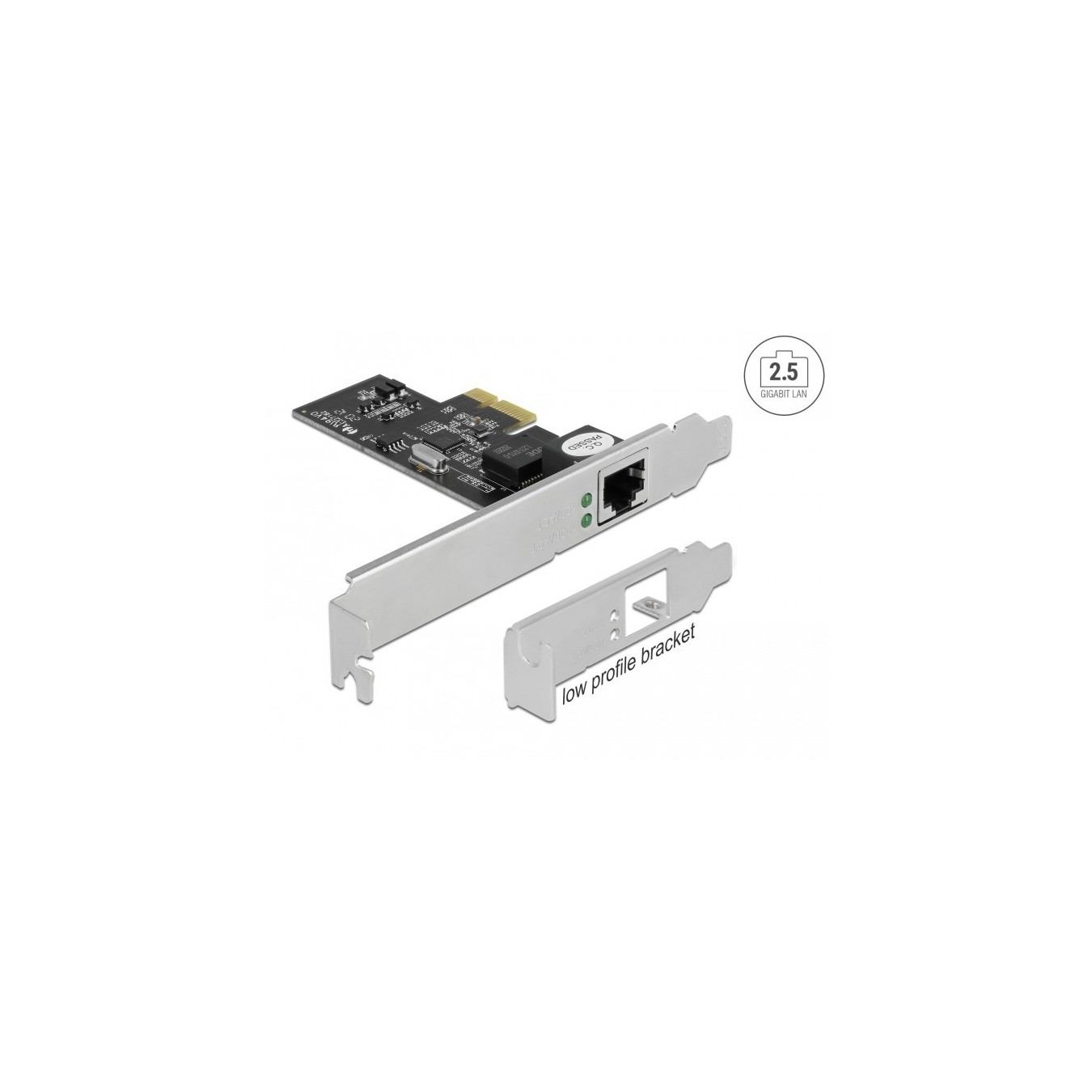 DELOCK PCIe x1 Network Card with 1x RJ45 2.5GbE LAN - i225 — Buy in Cyprus with Fast Delivery