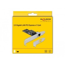 DELOCK PCIe x1 Network Card with 1x RJ45 2.5GbE LAN - i225 — Buy in Cyprus with Fast Delivery