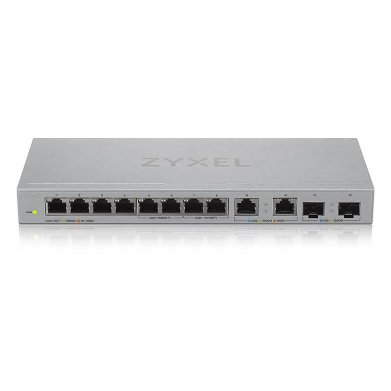 Buy 10+2P Zyxel XGS1010-12 V2 - XGS1010-12 V2 - Smart Web-managed, 12-Port Gigab... in Cyprus, Nicosia, Limassol, Larnaka, Pafos