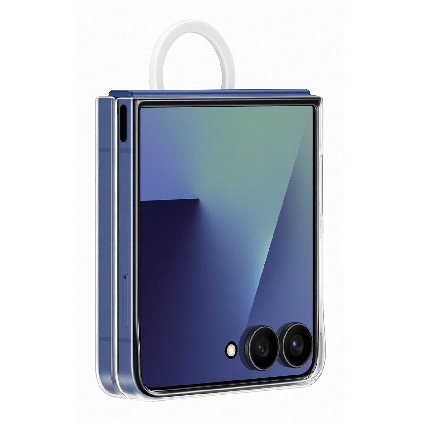 Samsung Ring Case for Galaxy Flip7 - Clear — Buy in Cyprus with Fast Delivery