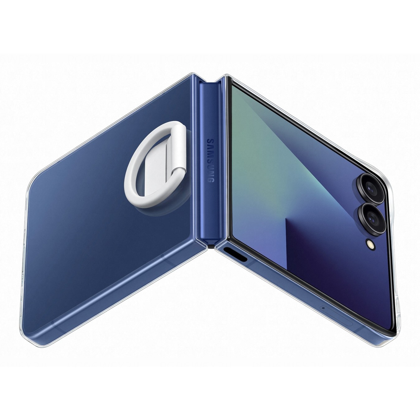 Samsung Ring Case for Galaxy Flip7 - Clear — Buy in Cyprus with Fast Delivery