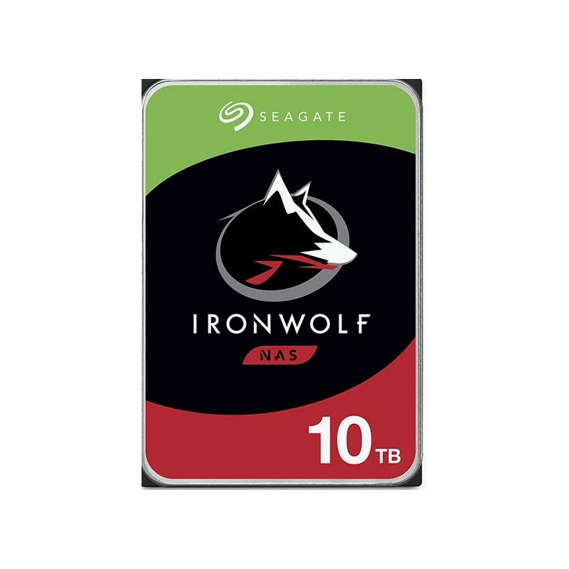 Seagate IronWolf ST10000VN000 NAS HDD - 10TB, 7200 RPM, 256MB Cache, SATA 6Gb/s (Boxed) — Buy in Cyprus with Fast Delivery