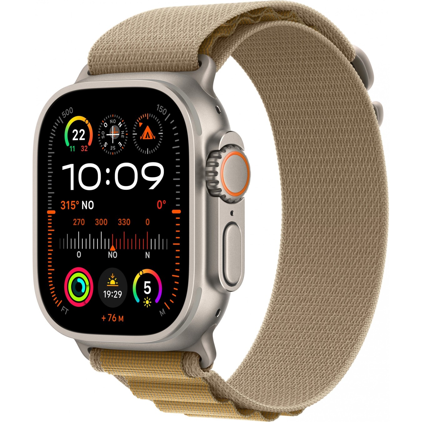 Apple Watch Ultra 2 49mm Titanium Case GPS + Cellular with Tan Alpine Loop - Large — Buy in Cyprus with Fast Delivery