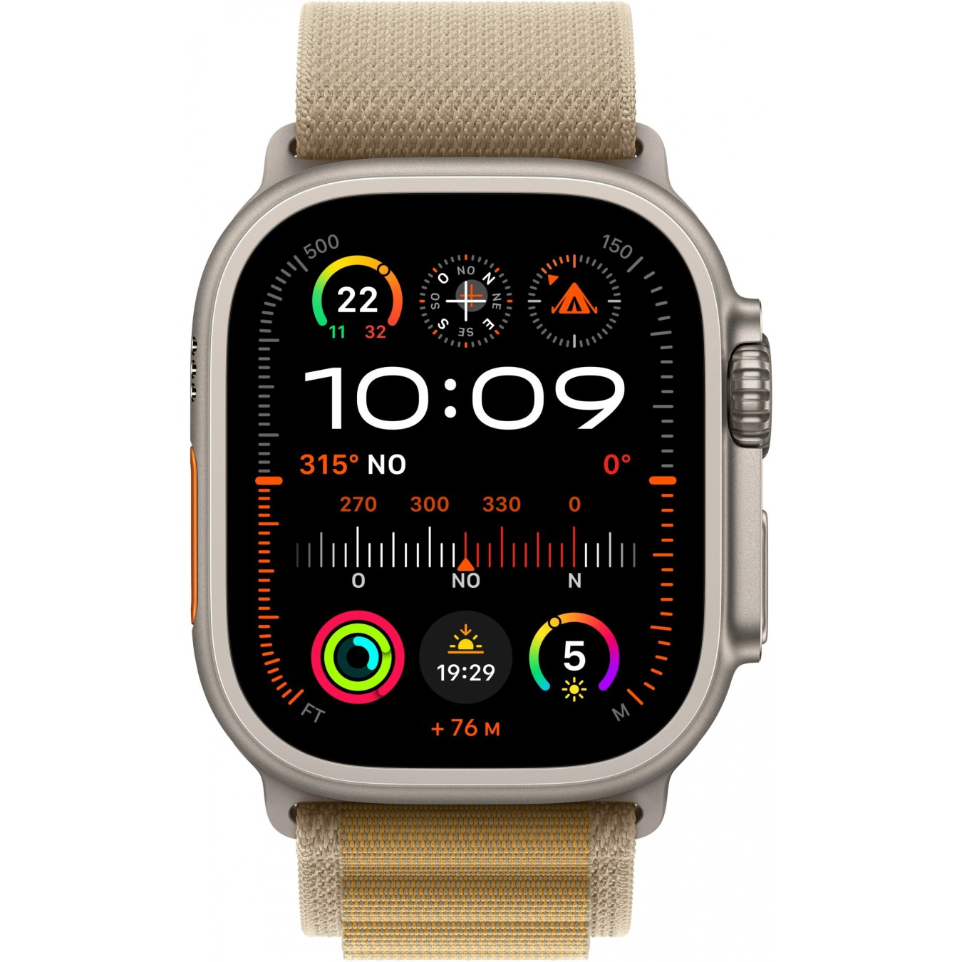 Apple Watch Ultra 2 49mm Titanium Case GPS + Cellular with Tan Alpine Loop - Large — Buy in Cyprus with Fast Delivery
