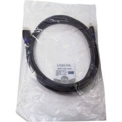 Buy Logilink HDMI Cable Ethernet High Speed - 4K2K 60Hz - 3.0 m Black in Cyprus, Nicosia, Limassol, Larnaka, Pafos