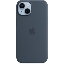 Buy Apple iPhone 14 Silicone Case with MagSafe - Storm Blue in Cyprus, Nicosia, Limassol, Larnaka, Pafos