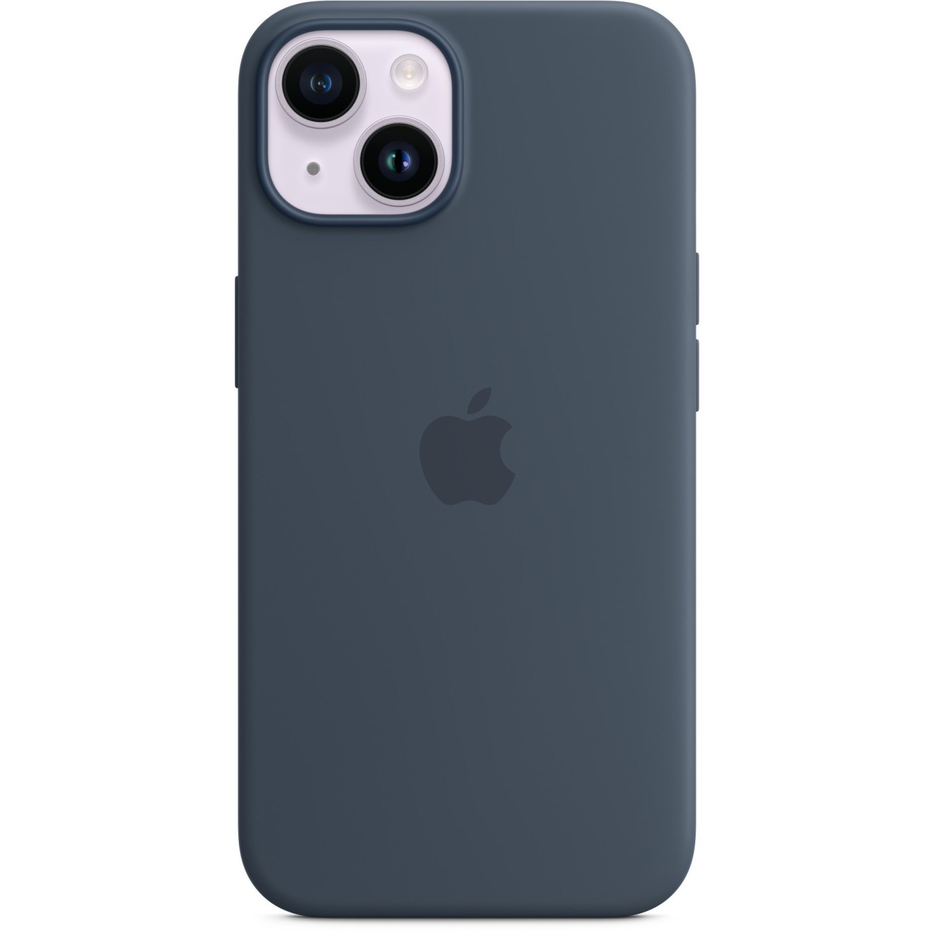Apple iPhone 14 Silicone Case with MagSafe - Storm Blue — Buy in Cyprus with Fast Delivery