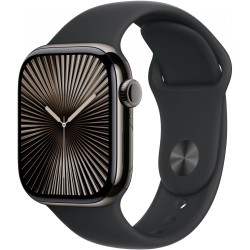 Buy Apple Watch Series 10 GPS + Cellular 42mm Slate Titanium Case with Black Spo... in Cyprus, Nicosia, Limassol, Larnaka, Pafos