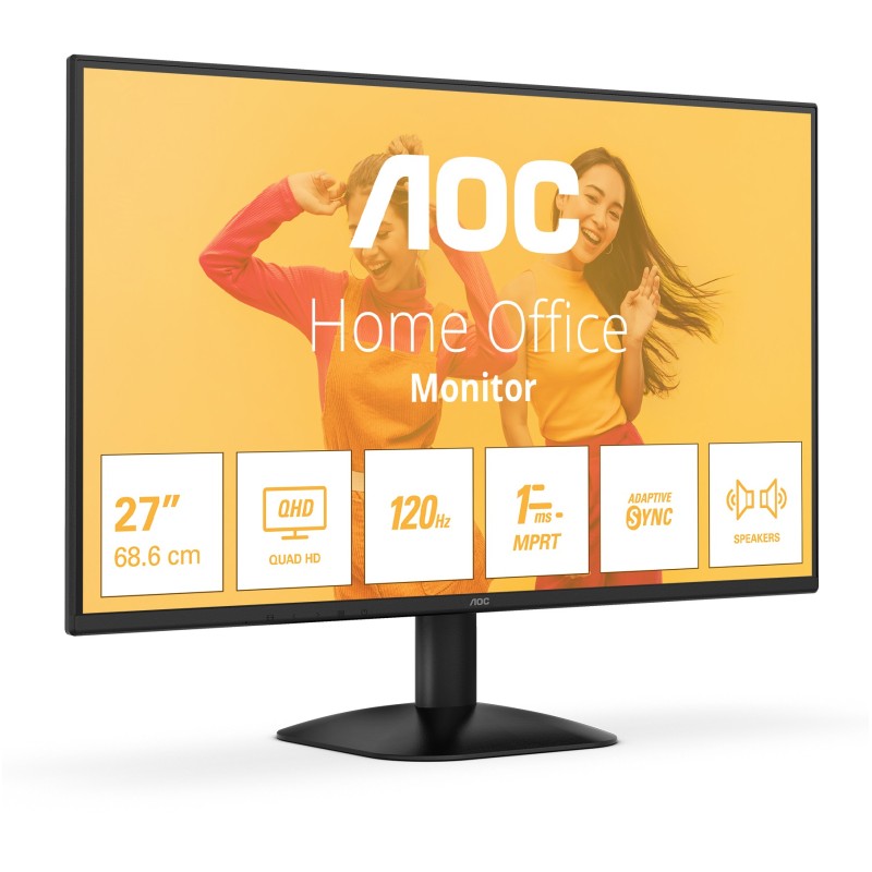 Buy 27-inch QHD IPS Monitor - Q27B35S3 - 120Hz, 1ms GTG, HDMI+DP, Black in Cyprus, Nicosia, Limassol, Larnaka, Pafos