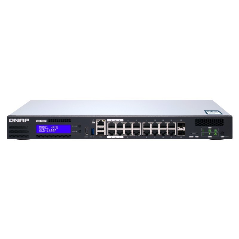 Buy QNAP QGD-1600P-4G PoE Switch - QGD-1600P-4G - 16+4 Ports, PoE, Gigabit, Rack... in Cyprus, Nicosia, Limassol, Larnaka, Pafos