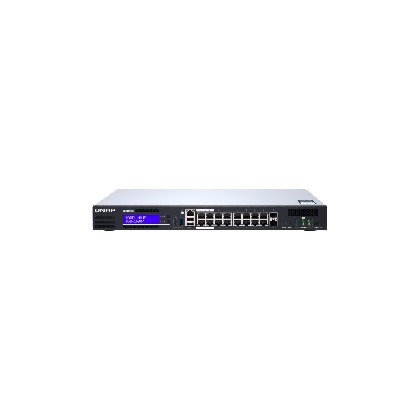 QNAP QGD-1600P-4G PoE Switch - QGD-1600P-4G - 16+4 Ports, PoE, Gigabit, Rackmount — Buy in Cyprus with Fast Delivery