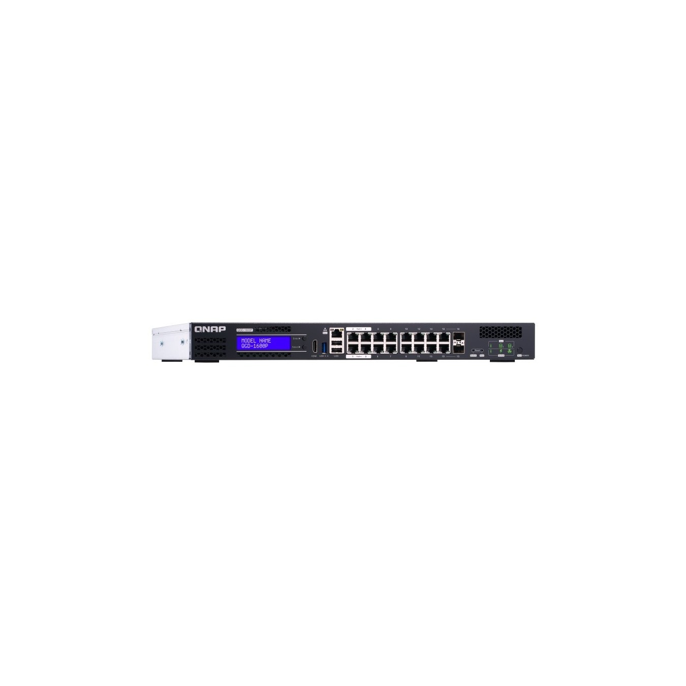 QNAP QGD-1600P-4G PoE Switch - QGD-1600P-4G - 16+4 Ports, PoE, Gigabit, Rackmount — Buy in Cyprus with Fast Delivery