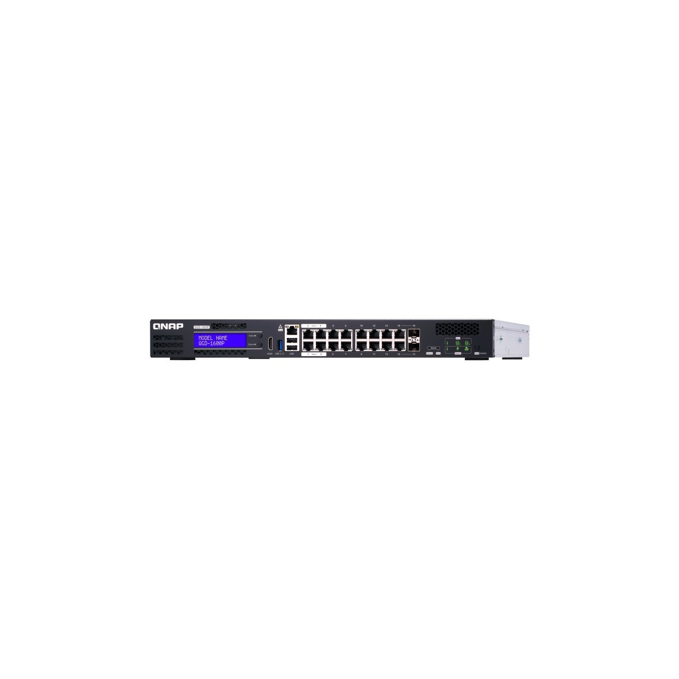 QNAP QGD-1600P-4G PoE Switch - QGD-1600P-4G - 16+4 Ports, PoE, Gigabit, Rackmount — Buy in Cyprus with Fast Delivery