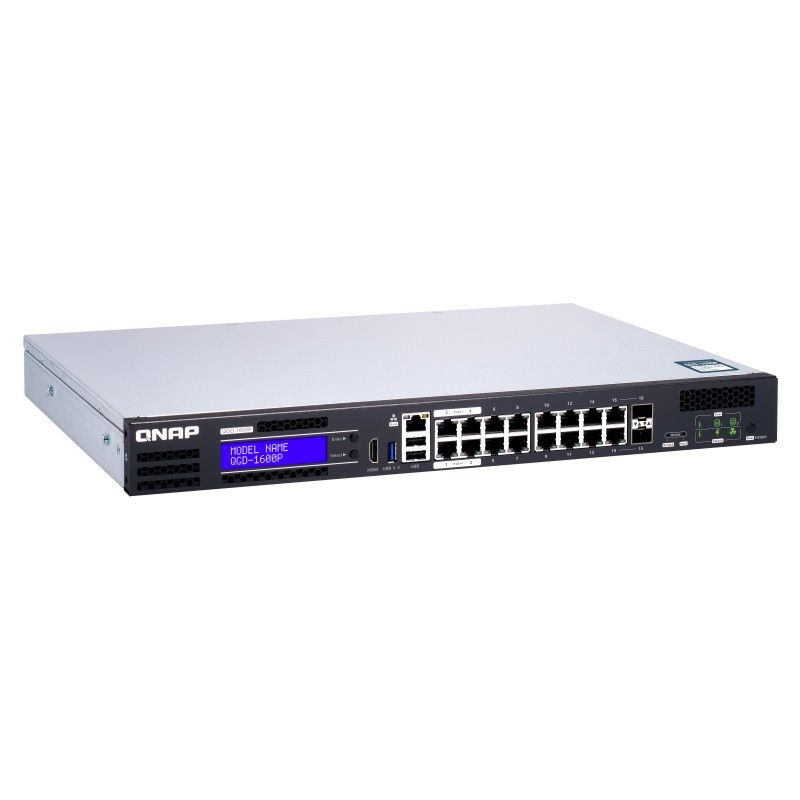 Buy QNAP QGD-1600P-4G PoE Switch - QGD-1600P-4G - 16+4 Ports, PoE, Gigabit, Rack... in Cyprus, Nicosia, Limassol, Larnaka, Pafos