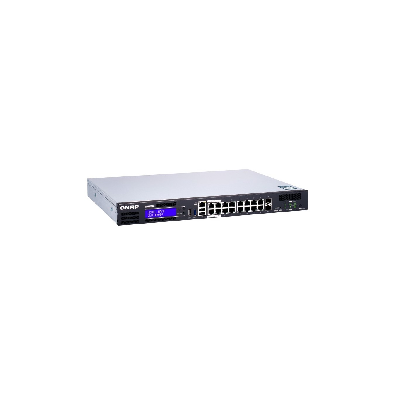 QNAP QGD-1600P-4G PoE Switch - QGD-1600P-4G - 16+4 Ports, PoE, Gigabit, Rackmount — Buy in Cyprus with Fast Delivery
