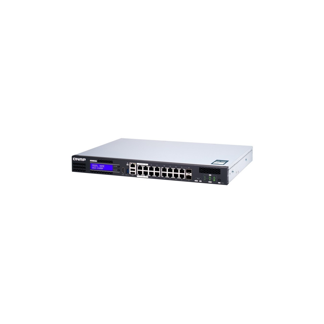 QNAP QGD-1600P-4G PoE Switch - QGD-1600P-4G - 16+4 Ports, PoE, Gigabit, Rackmount — Buy in Cyprus with Fast Delivery