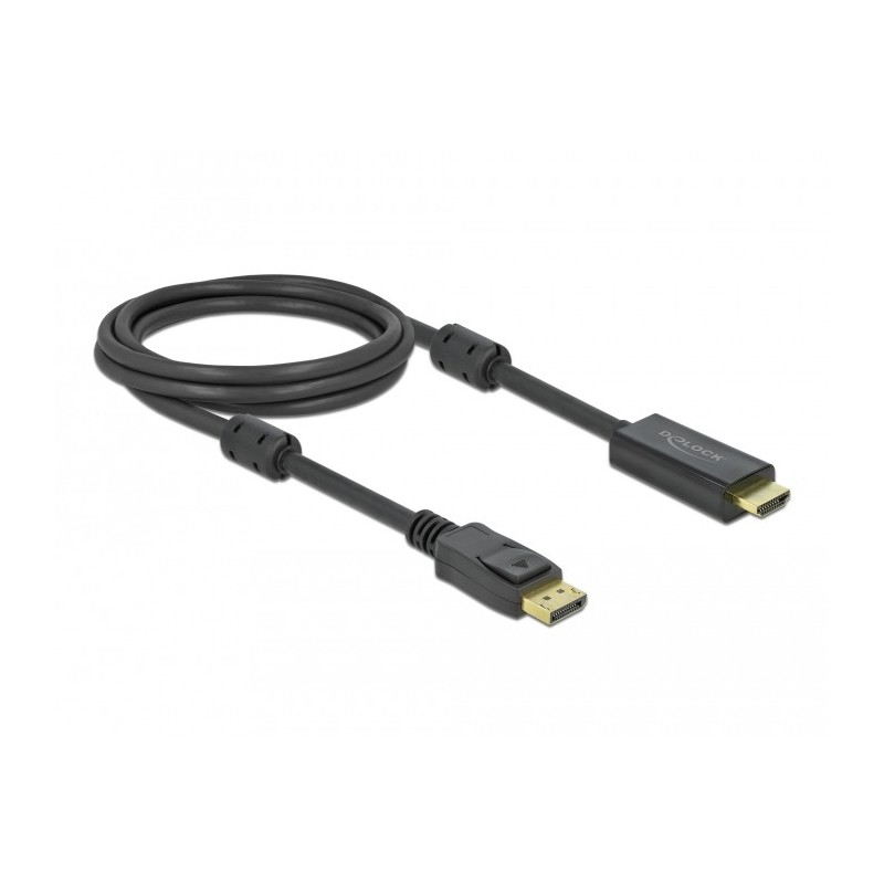 Buy DELOCK Active DisplayPort 1.2 to HDMI Cable 4K 60Hz 2m in Cyprus, Nicosia, Limassol, Larnaka, Pafos