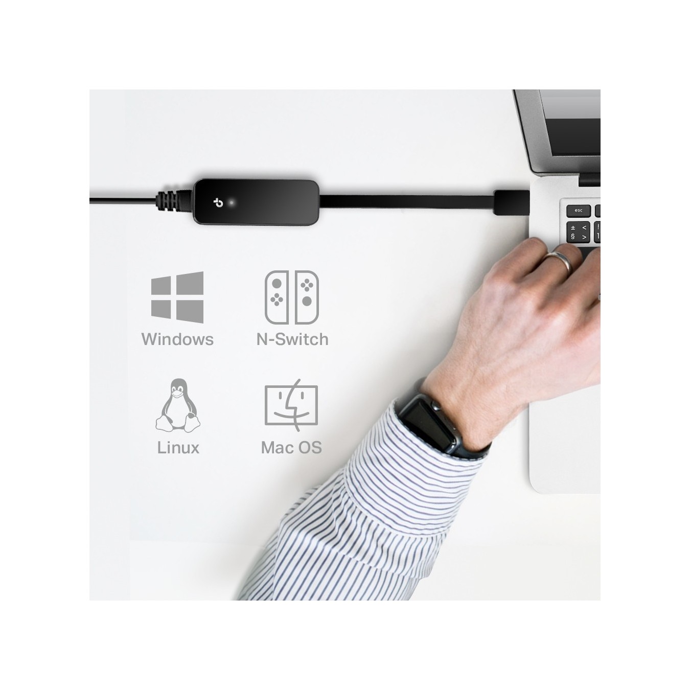 TP-Link USB 3.0 to Gigabit Ethernet Adapter — Buy in Cyprus with Fast Delivery