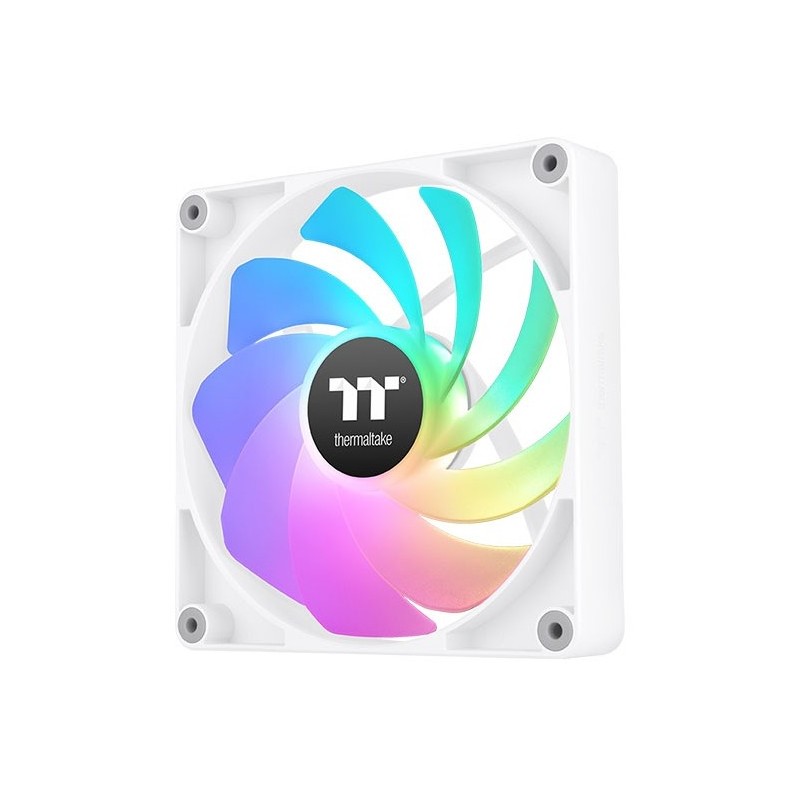 Buy 120mm Thermaltake CT120 Reverse ARGB Sync PC Cooling Fan White 2 Pack - CT12... in Cyprus, Nicosia, Limassol, Larnaka, Pafos