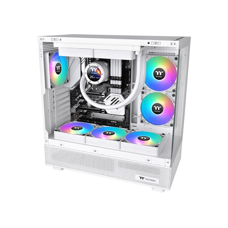 Buy 120mm Thermaltake CT120 Reverse ARGB Sync PC Cooling Fan White 2 Pack - CT12... in Cyprus, Nicosia, Limassol, Larnaka, Pafos
