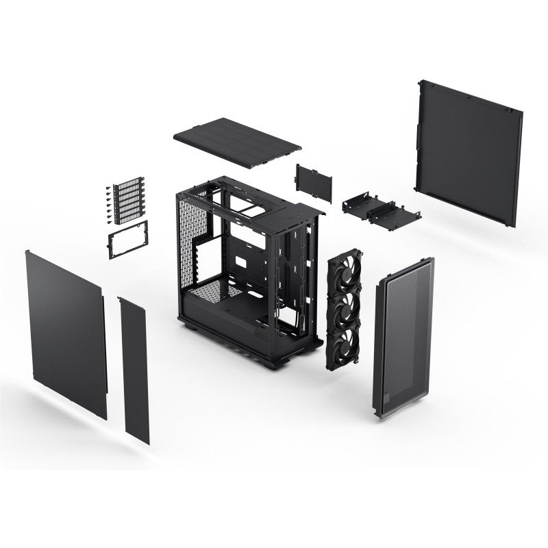 Buy Midi Fractal Epoch Black Solid - Mid Tower PC Case in Cyprus, Nicosia, Limassol, Larnaka, Pafos