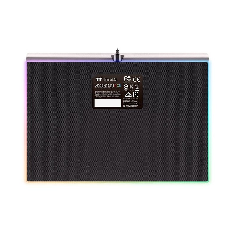 Buy Thermaltake ARGENT MP1 RGB Gaming Mouse Pad - MP1 - ARGB Lighting, Fabric Su... in Cyprus, Nicosia, Limassol, Larnaka, Pafos