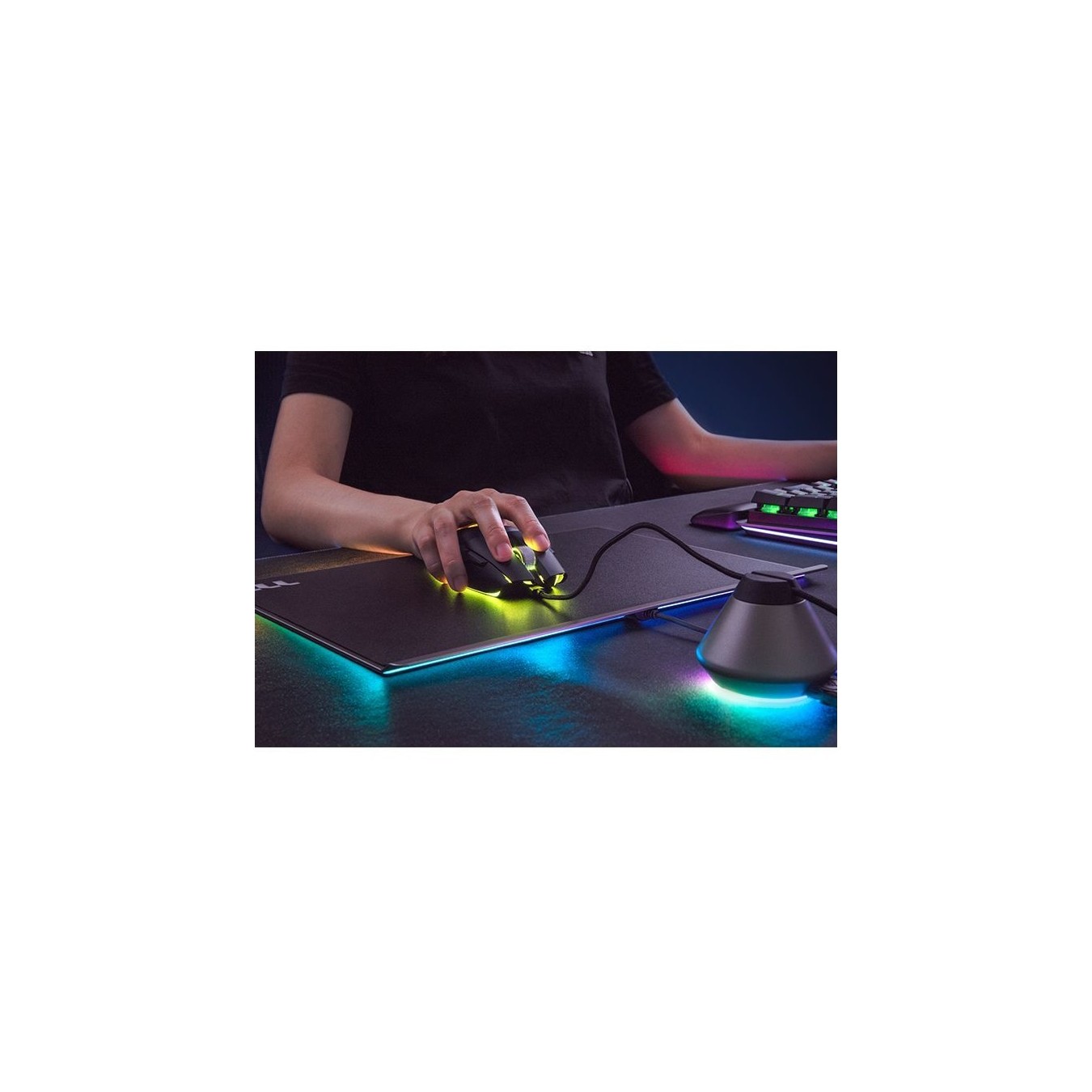 Thermaltake ARGENT MP1 RGB Gaming Mouse Pad - MP1 - ARGB Lighting, Fabric Surface — Buy in Cyprus with Fast Delivery