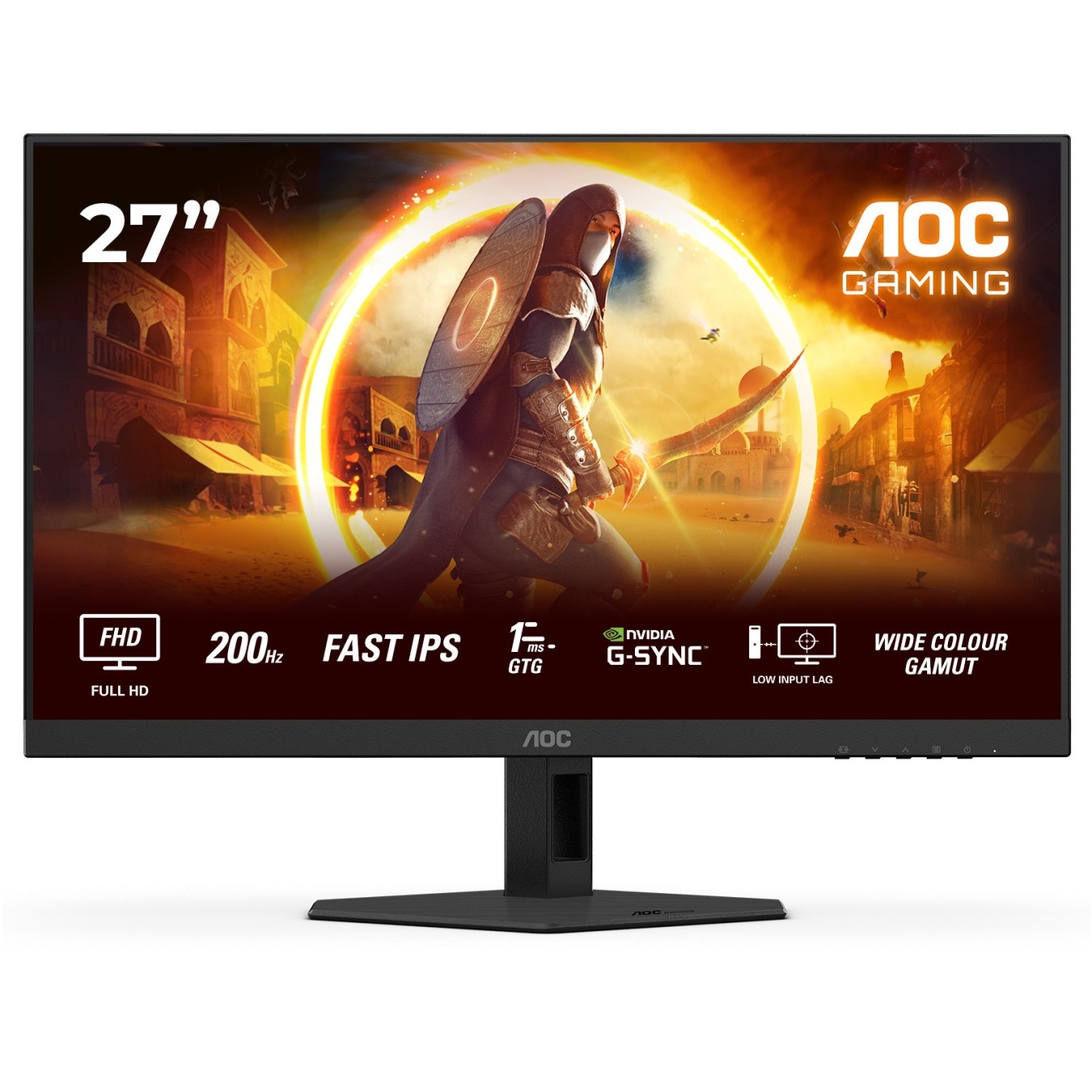AOC 68.6cm (27') 27G4HRE - 27in Flat Monitor - Black/Red — Buy in Cyprus with Fast Delivery