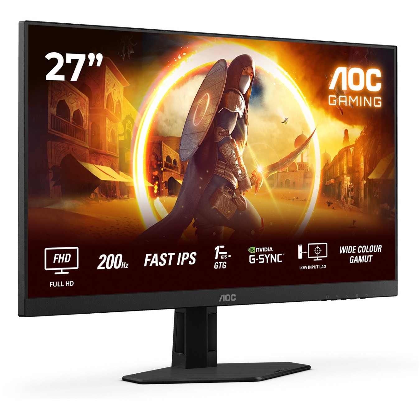 AOC 68.6cm (27') 27G4HRE - 27in Flat Monitor - Black/Red — Buy in Cyprus with Fast Delivery