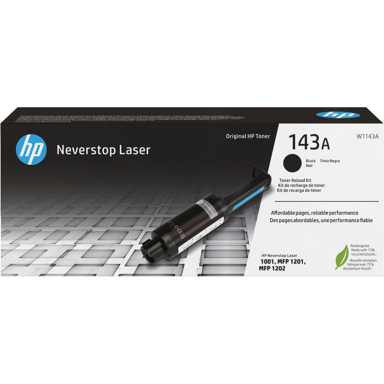 HP 143A Neverstop Toner Reload Kit - 143A - Black, ~2500 pages — Buy in Cyprus with Fast Delivery