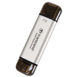Buy TRANSCEND External SSD - ESD310S - Silver, 1TB, USB 3.2 Gen2 (10Gbps), USB-C in Cyprus, Nicosia, Limassol, Larnaka, Pafos