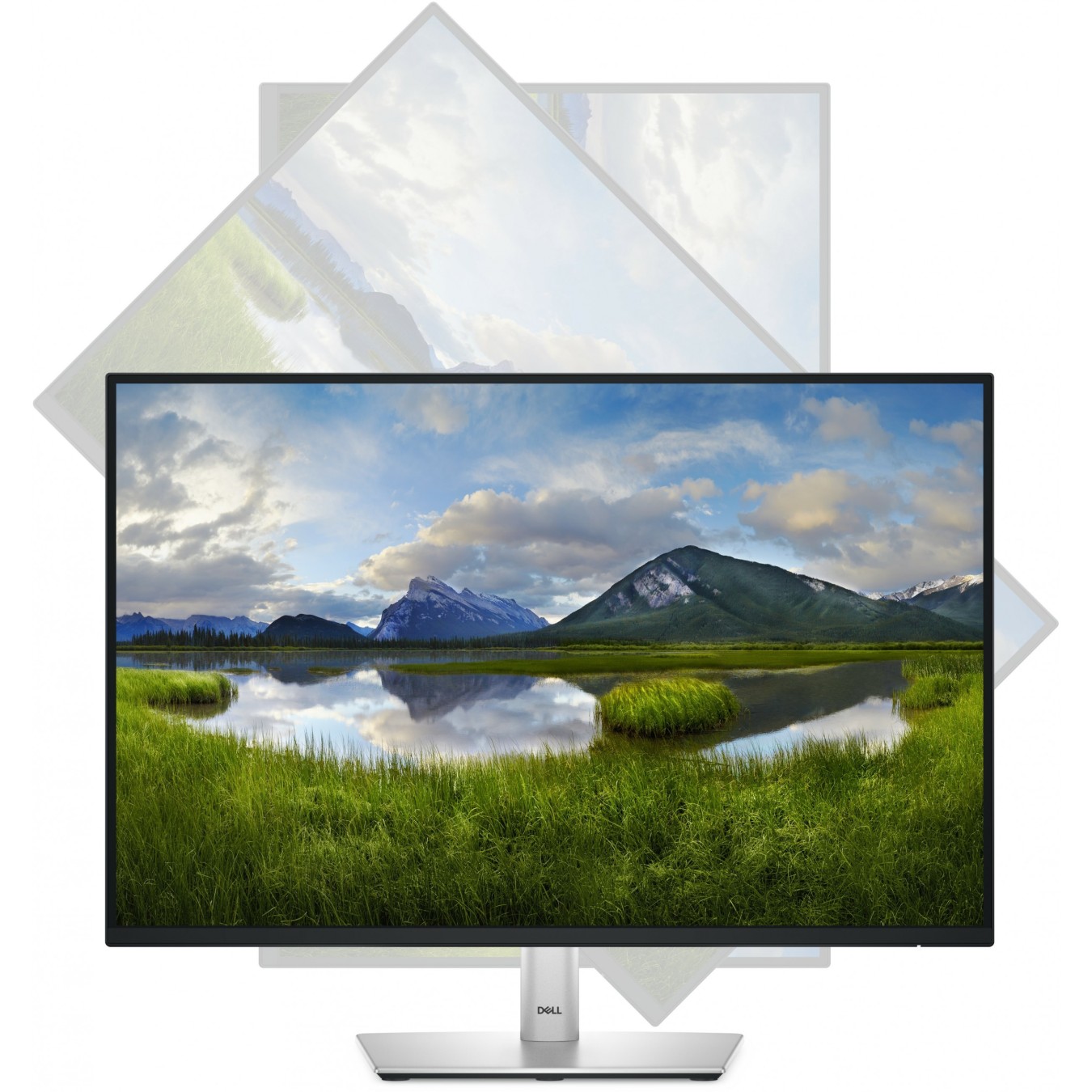 Dell 24-inch IPS Monitor - P2425E - 1920x1200, 16:10, Flat, 100Hz, 5ms, HDMI DP USB-C, Black/Silver
